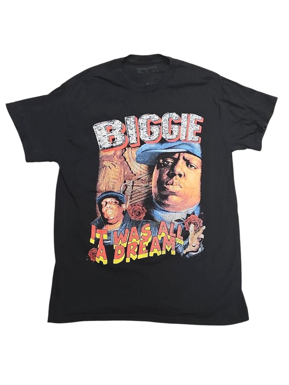 B.I.G. - Biggie Smalls Graphic Tee Black Men’s M – Preowned, Tag Print Worn